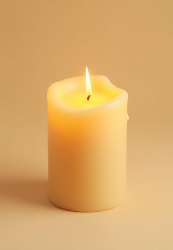 Entspannte Hand Candle