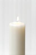 Klassisch weiße Handkerze